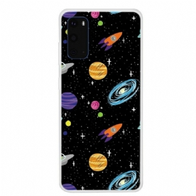 Hoesje voor Samsung Galaxy S20 Planeet Galaxy