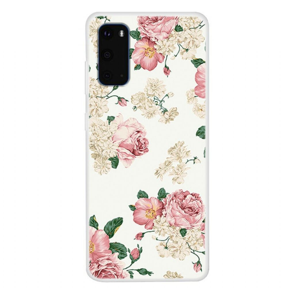 Hoesje voor Samsung Galaxy S20 Vrijheidsbloemen