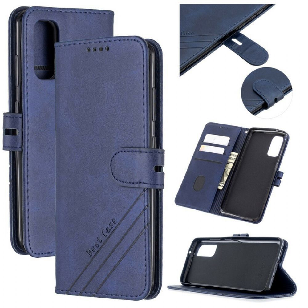 Leren Hoesje voor Samsung Galaxy S20 Faux Leather Beste Case