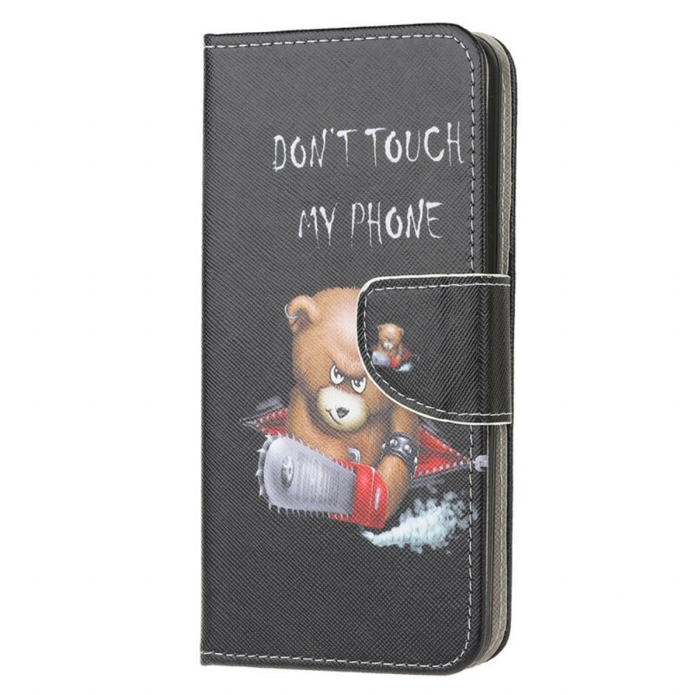 Leren Hoesje voor Samsung Galaxy S20 Gevaarlijke Beer