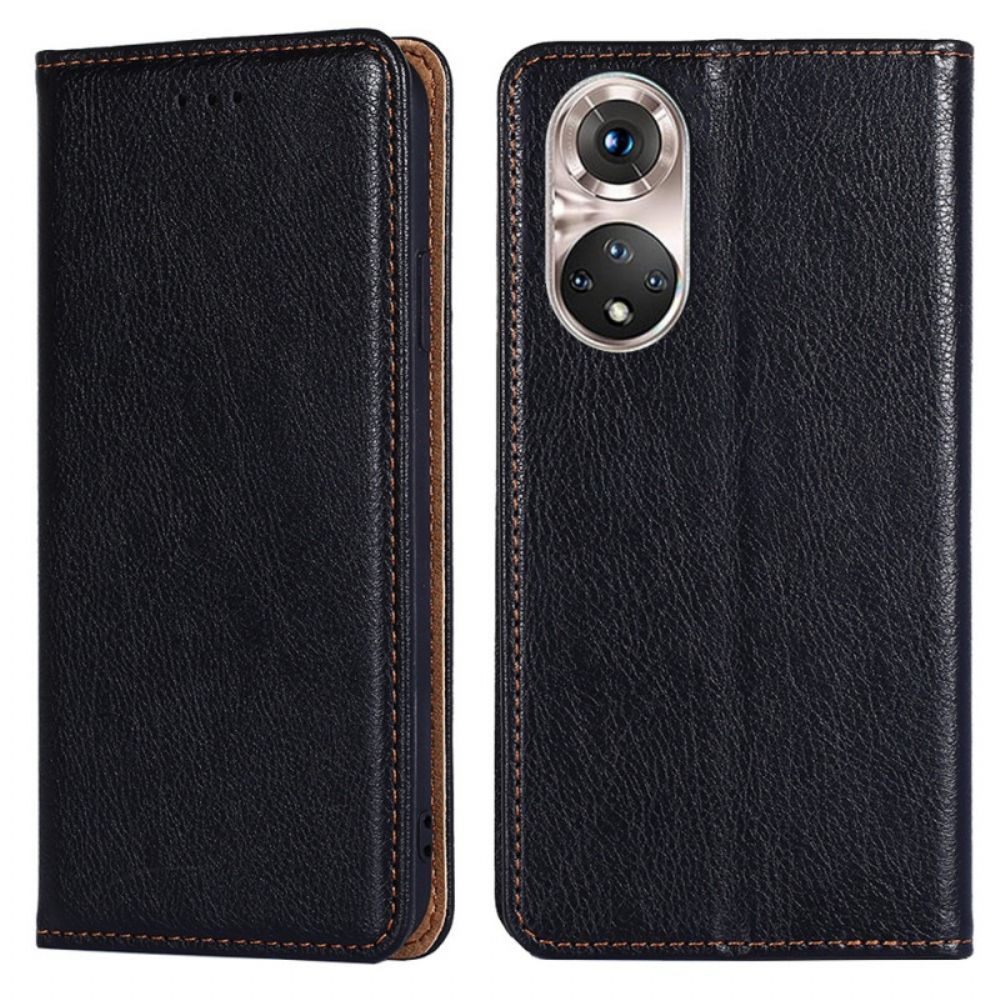 Bescherming Hoesje voor Huawei Nova 9 Pro / Honor 50 Pro Folio-hoesje Vintage Lederen Stijl