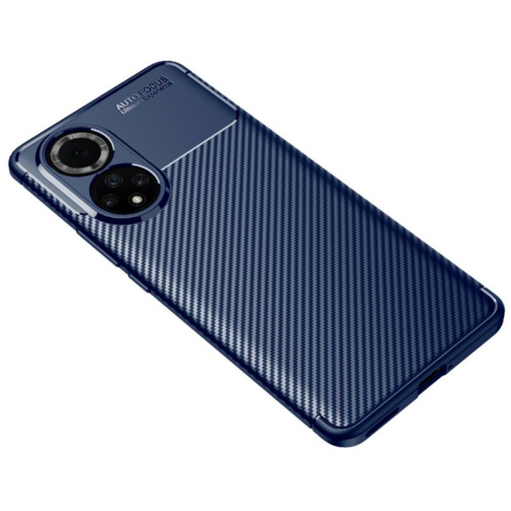 Hoesje voor Huawei Nova 9 Pro / Honor 50 Pro Flexibele Koolstofvezel