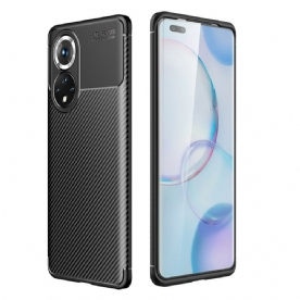 Hoesje voor Huawei Nova 9 Pro / Honor 50 Pro Flexibele Koolstofvezeltextuur