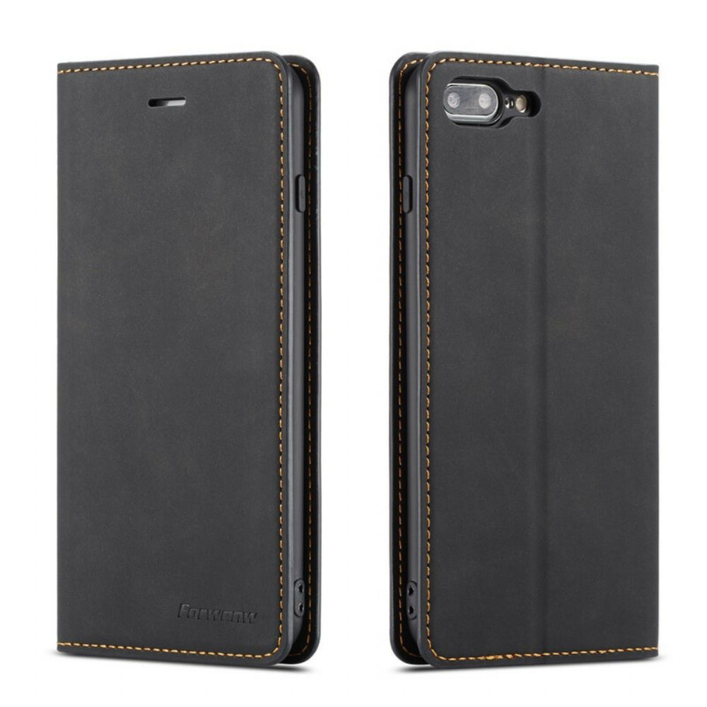 Bescherming Hoesje voor iPhone 8 Plus / 7 Plus Folio-hoesje Lederen Effect Forwenw