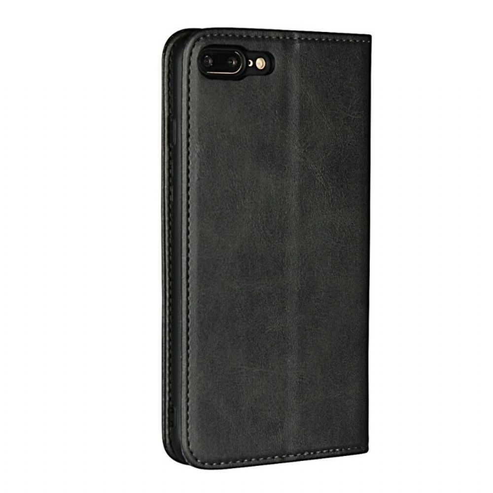 Bescherming Hoesje voor iPhone 8 Plus / 7 Plus Folio-hoesje Premium Kunstleer Stiksels