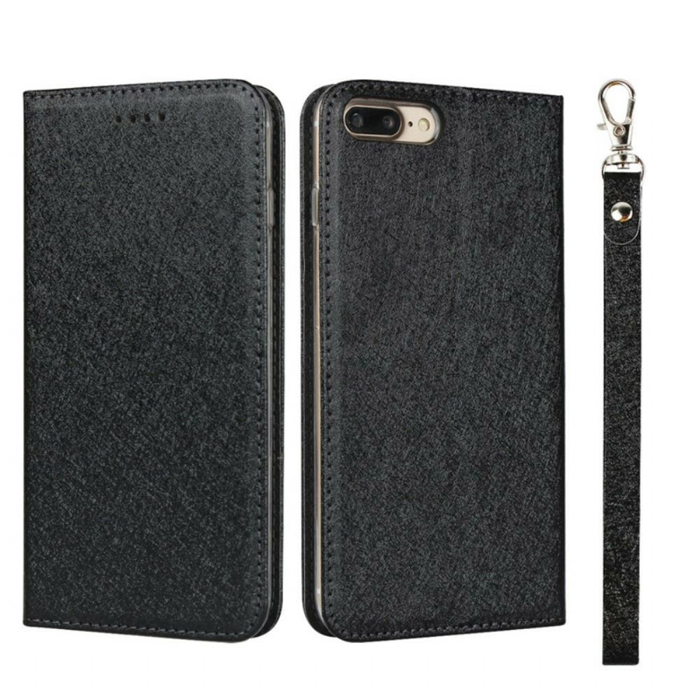 Bescherming Hoesje voor iPhone 8 Plus / 7 Plus Folio-hoesje Zacht Lederen Stijl Met Riem