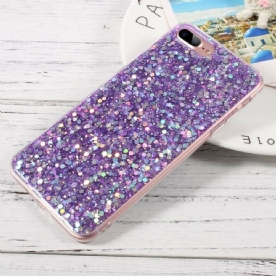 Hoesje voor iPhone 8 Plus / 7 Plus Premium Glitter