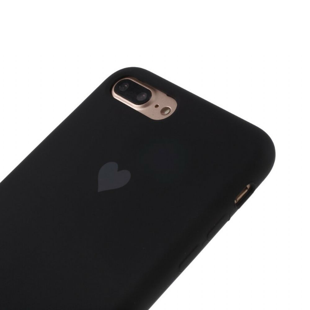 Hoesje voor iPhone 8 Plus / 7 Plus Siliconen Hart