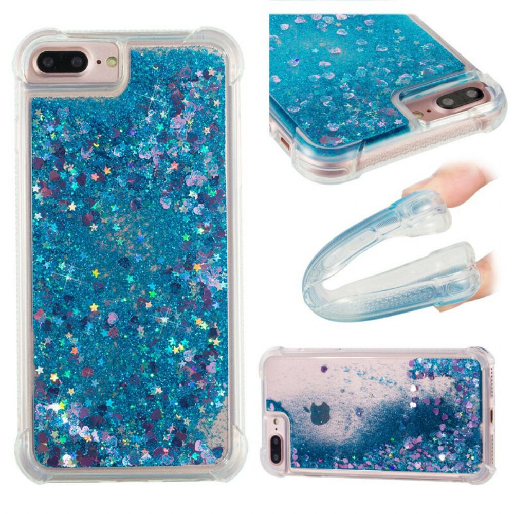 Telefoonhoesje voor iPhone 8 Plus / 7 Plus Wil Je Glitter