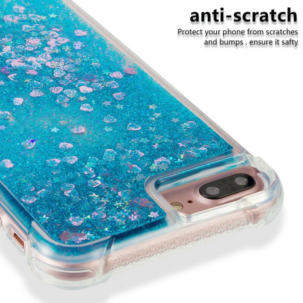 Telefoonhoesje voor iPhone 8 Plus / 7 Plus Wil Je Glitter