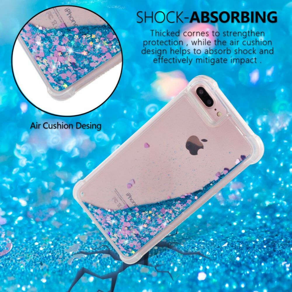 Telefoonhoesje voor iPhone 8 Plus / 7 Plus Wil Je Glitter