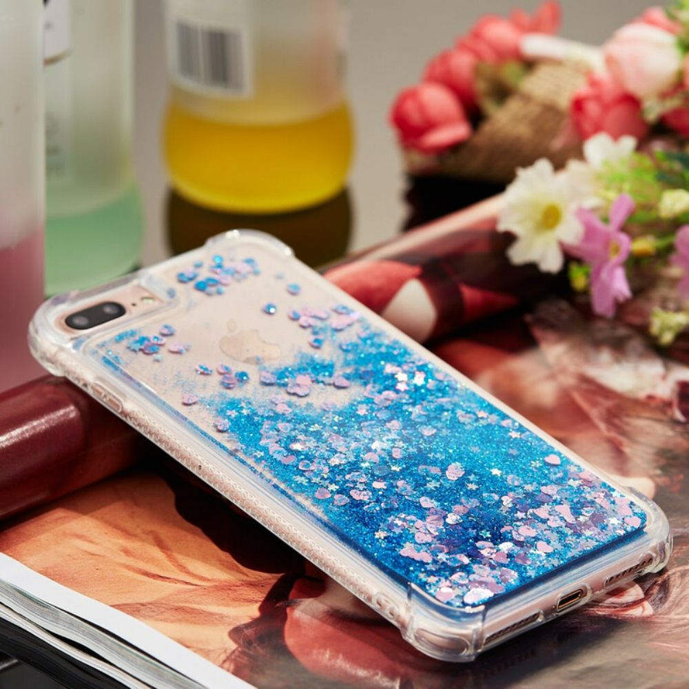 Telefoonhoesje voor iPhone 8 Plus / 7 Plus Wil Je Glitter