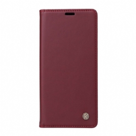 Folio-hoesje Voor Xiaomi 14 Ultra Yikatu Leereffect