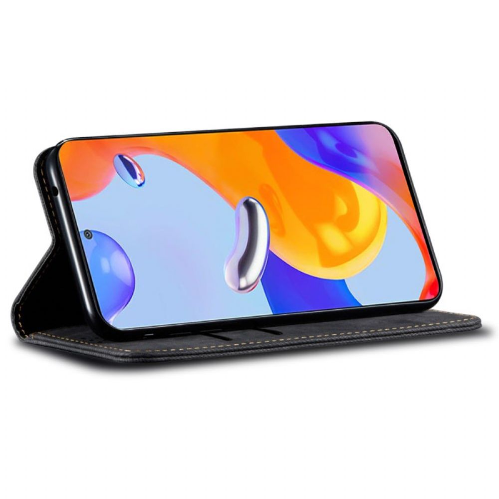 Folio-hoesje Xiaomi 14 Ultra Telefoonhoesje Stof