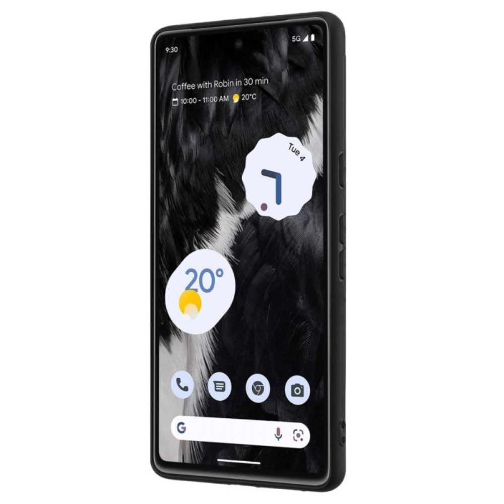 Hoesje Google Pixel 8 Draaibare Steunring Bescherming Hoesje