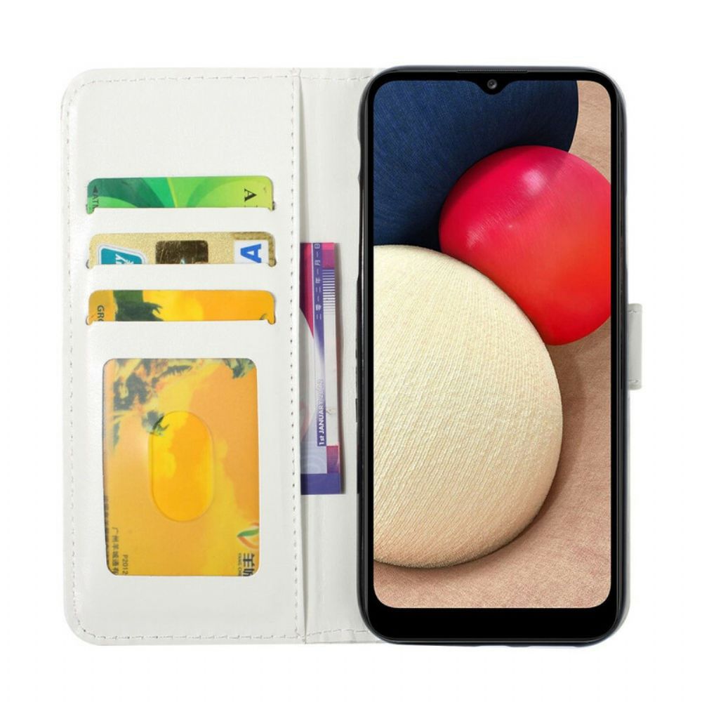 Flip Case voor Samsung Galaxy A02s Leef Je Droom