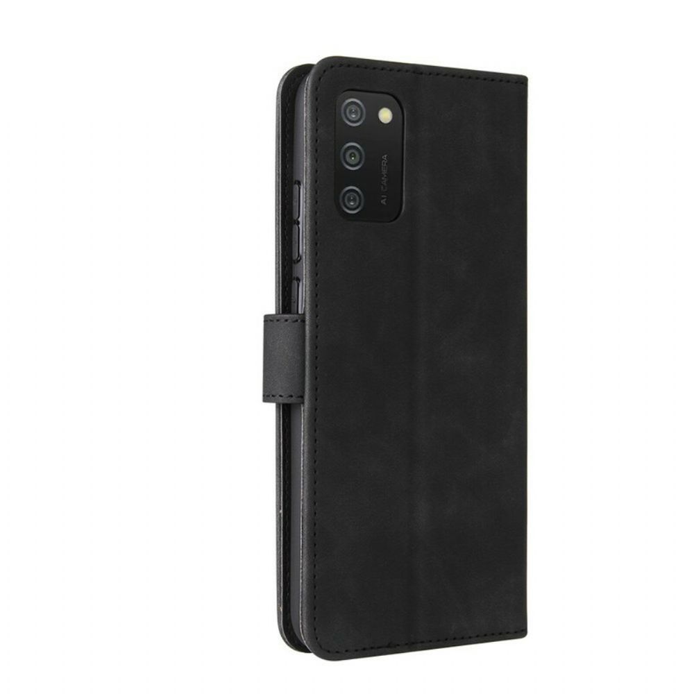 Flip Case voor Samsung Galaxy A02s Skin-touch