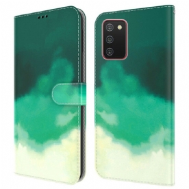 Folio-hoesje voor Samsung Galaxy A02s Abstract Kleurrijk