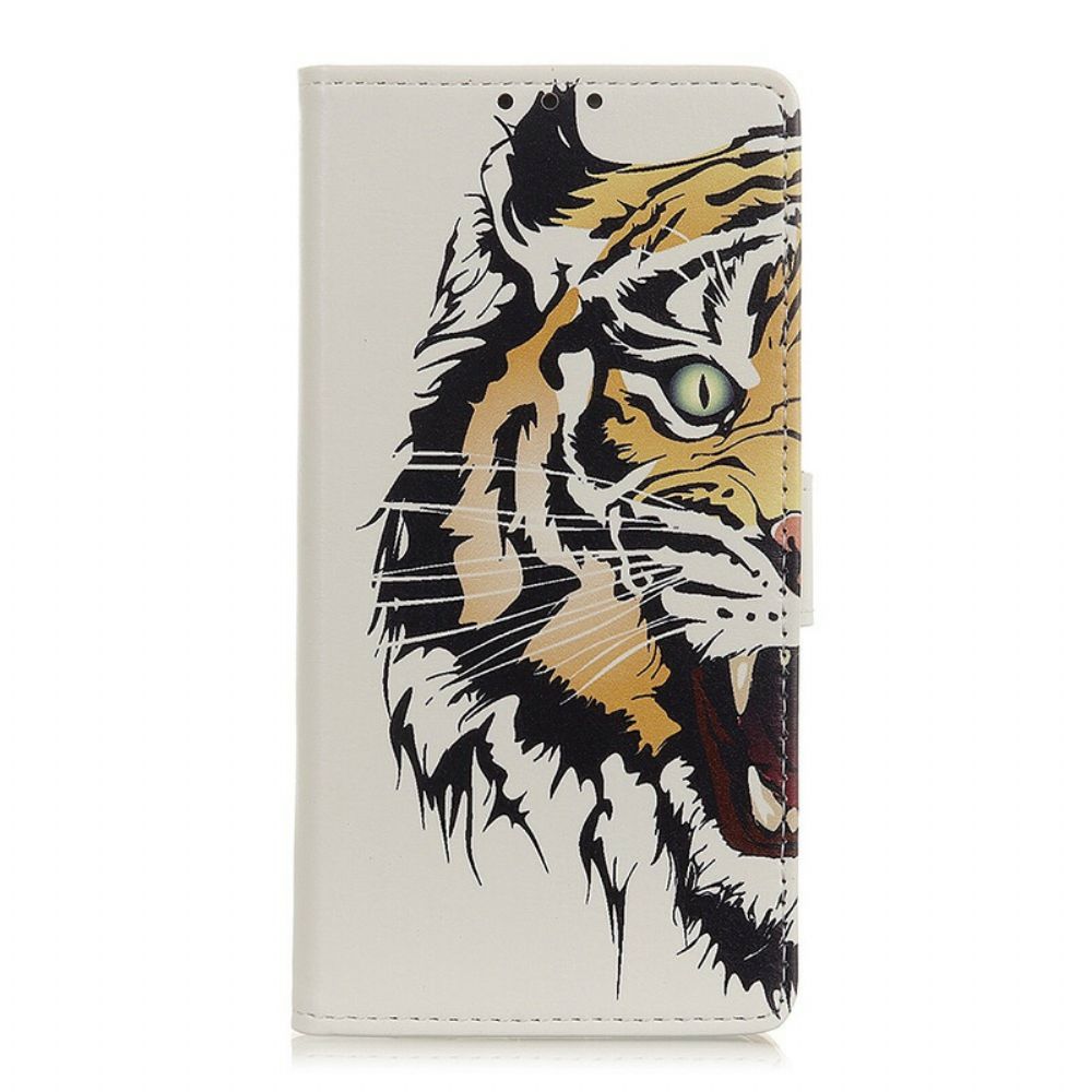 Folio-hoesje voor Samsung Galaxy A02s Felle Tijger