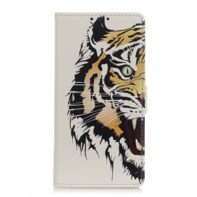 Folio-hoesje voor Samsung Galaxy A02s Felle Tijger