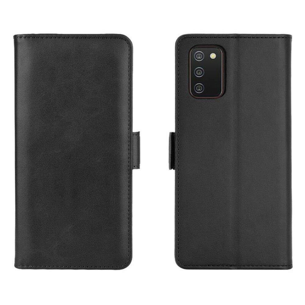 Folio-hoesje voor Samsung Galaxy A02s Flip Case Dubbele Klep