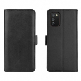 Folio-hoesje voor Samsung Galaxy A02s Flip Case Dubbele Klep