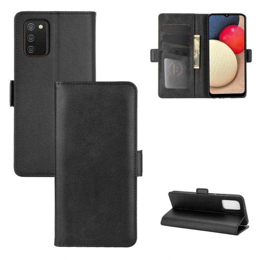 Folio-hoesje voor Samsung Galaxy A02s Flip Case Dubbele Klep