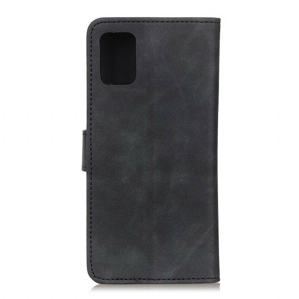 Folio-hoesje voor Samsung Galaxy A02s Vintage Leereffect Khazneh