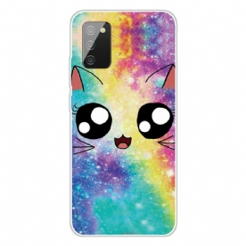 Hoesje voor Samsung Galaxy A02s Cartoon Kat