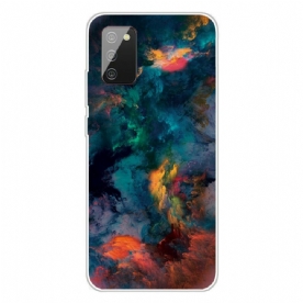 Hoesje voor Samsung Galaxy A02s Gekleurde Wolken