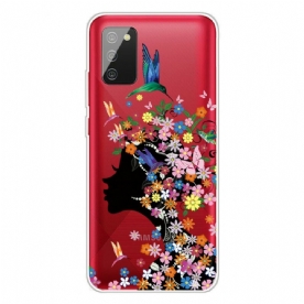 Hoesje voor Samsung Galaxy A02s Mooi Bloemhoofd