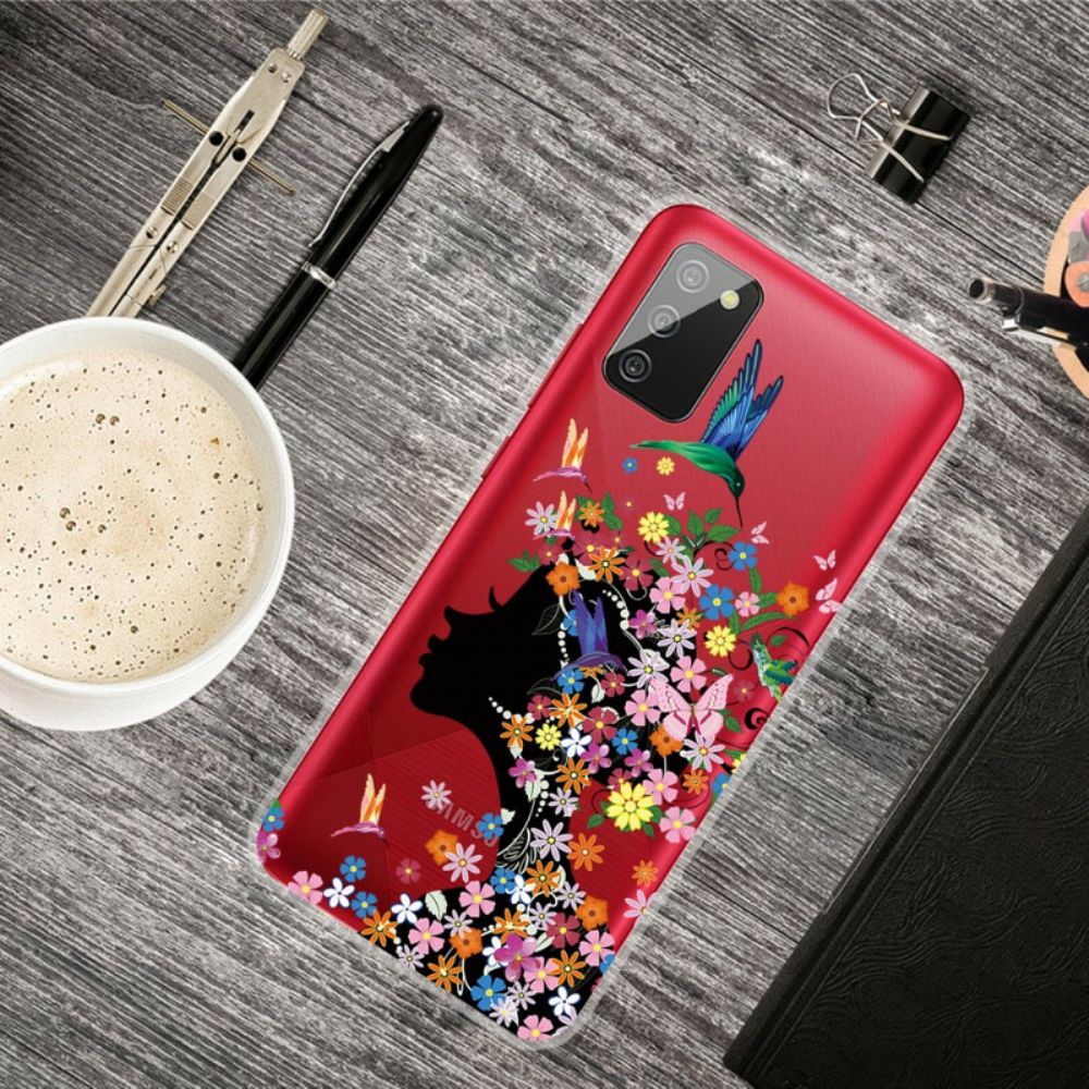 Hoesje voor Samsung Galaxy A02s Mooi Bloemhoofd