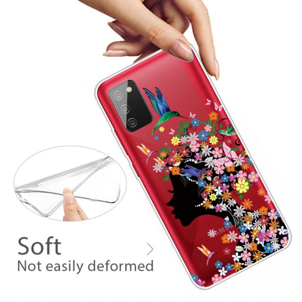 Hoesje voor Samsung Galaxy A02s Mooi Bloemhoofd