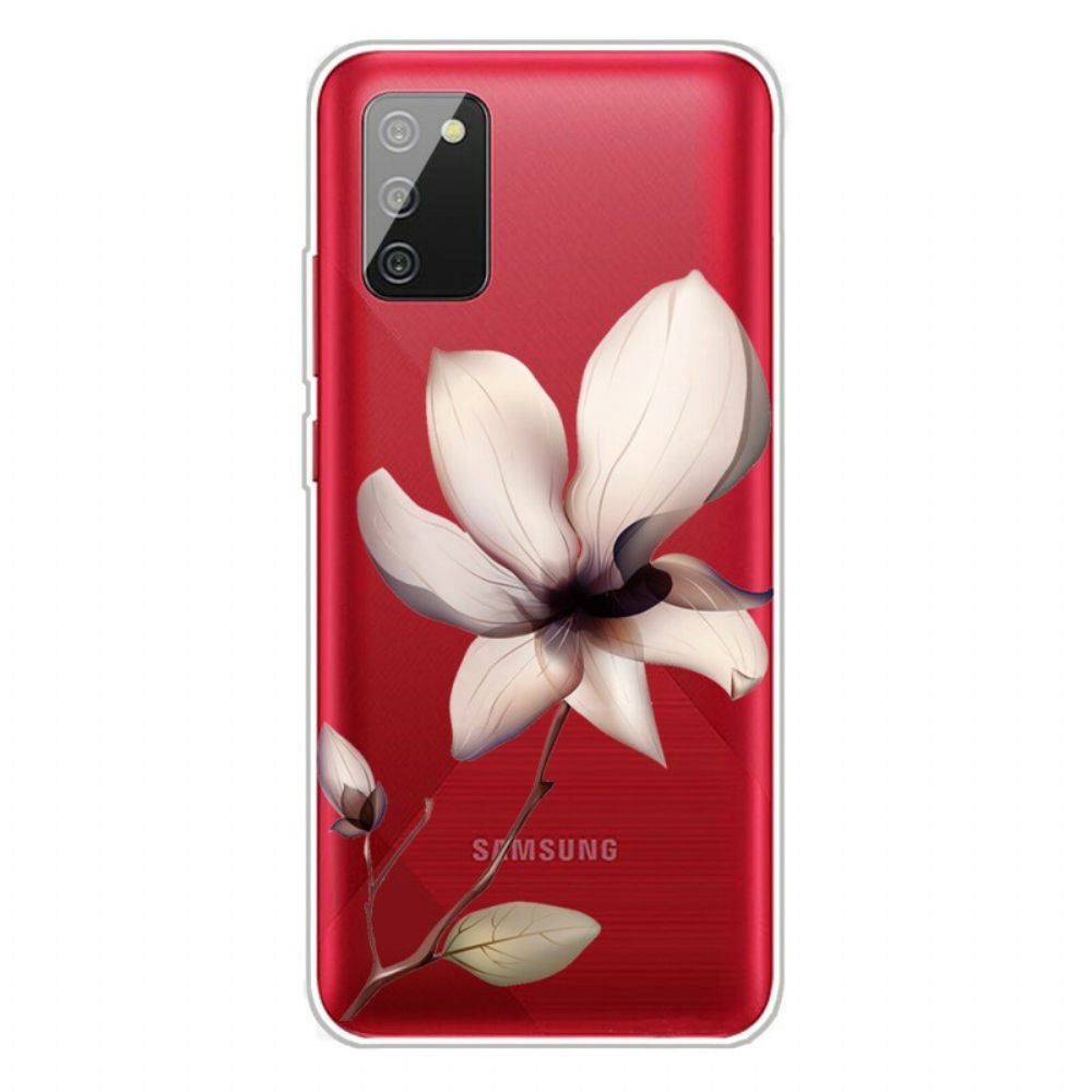 Hoesje voor Samsung Galaxy A02s Premium Bloemen