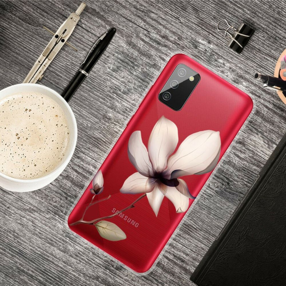 Hoesje voor Samsung Galaxy A02s Premium Bloemen