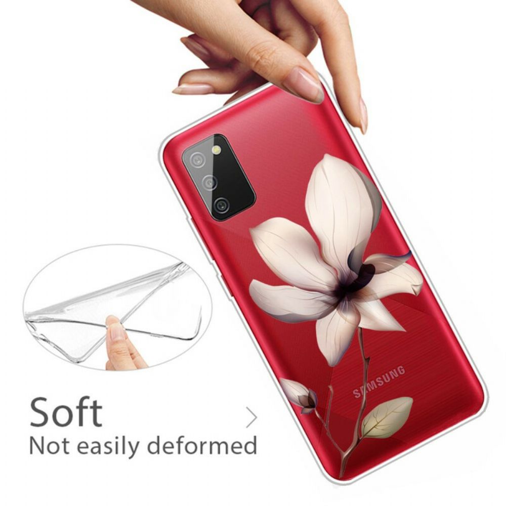 Hoesje voor Samsung Galaxy A02s Premium Bloemen