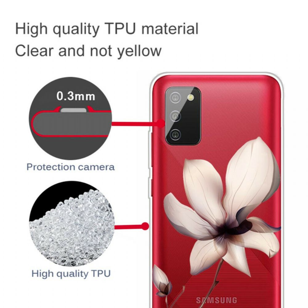 Hoesje voor Samsung Galaxy A02s Premium Bloemen