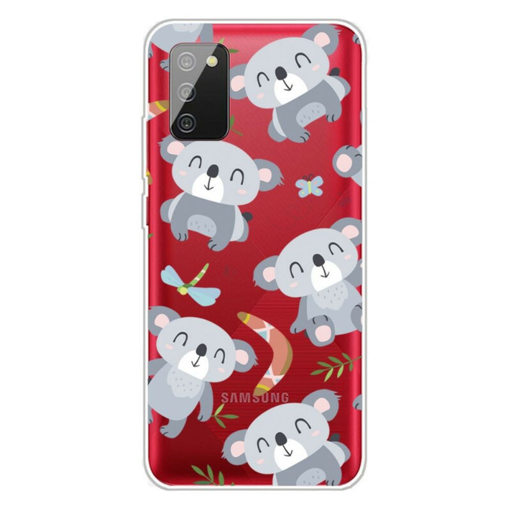 Hoesje voor Samsung Galaxy A02s Schattige Koala's