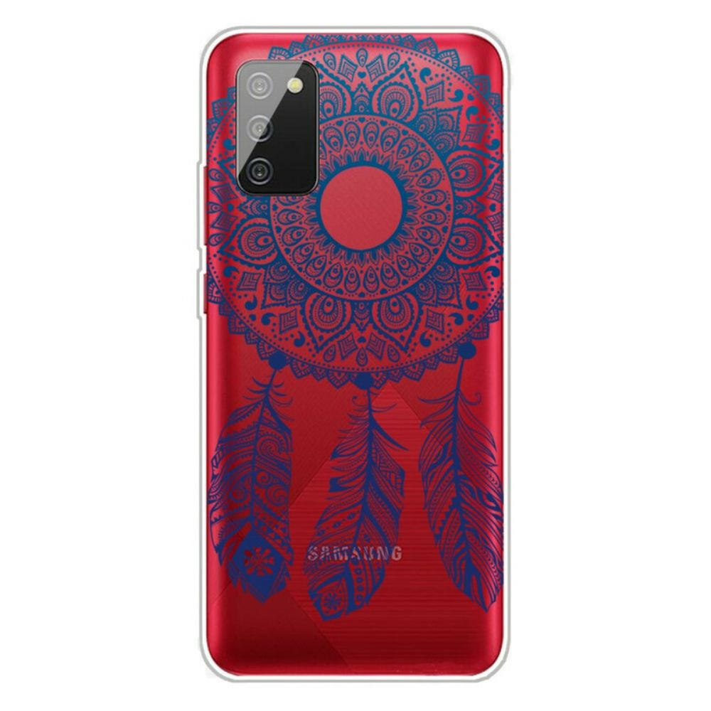 Hoesje voor Samsung Galaxy A02s Unieke Bloemenmandala