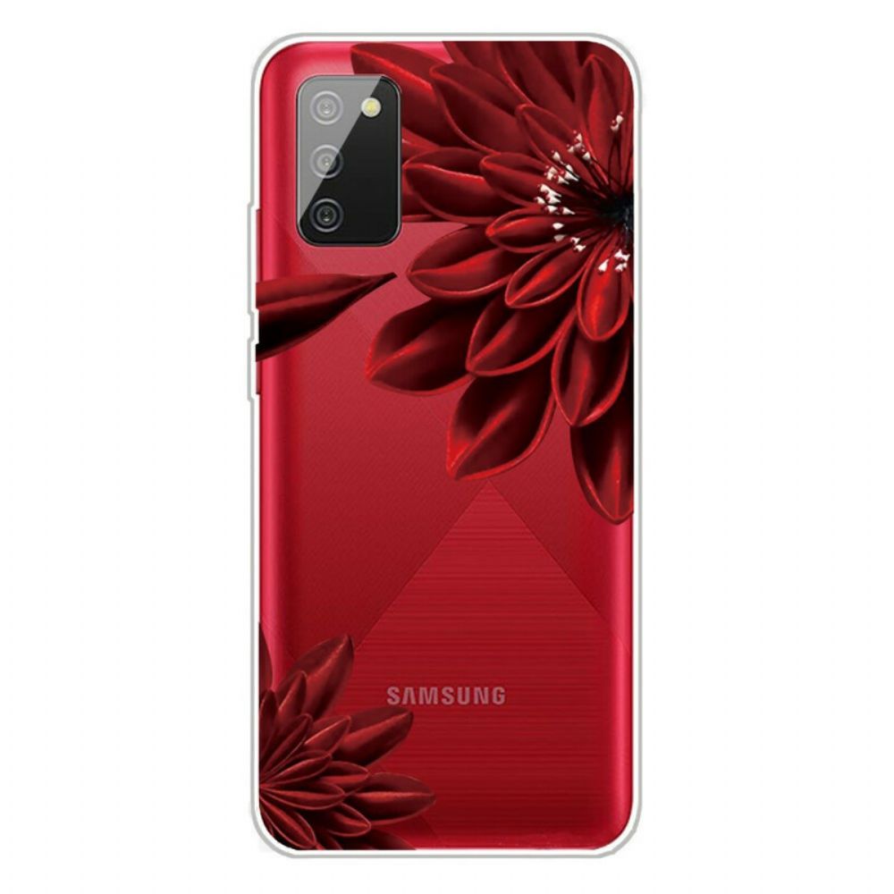 Hoesje voor Samsung Galaxy A02s Wilde Bloemen