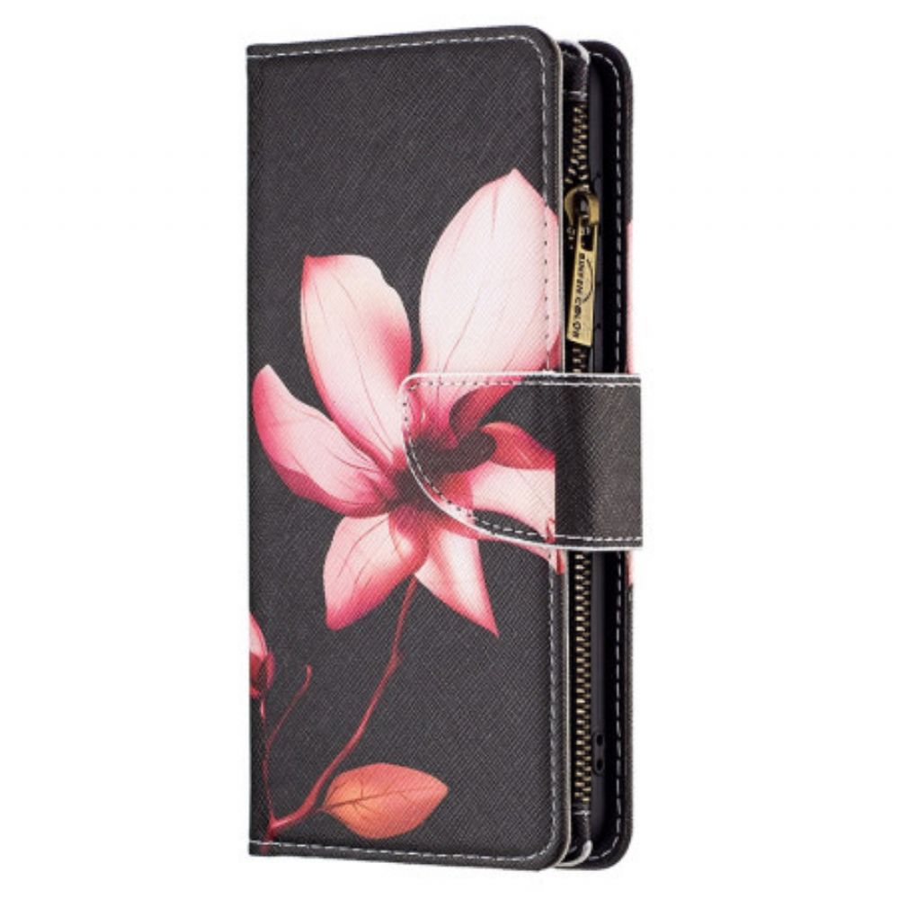 Bescherming Hoesje Xiaomi Redmi Note 13 Pro 4g Lotus Riem Portemonnee