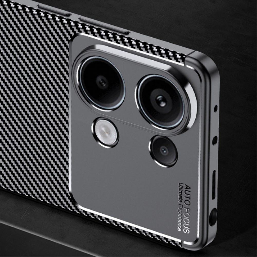 Case Hoesje Xiaomi Redmi Note 13 Pro 4g Telefoonhoesje Flexibele Koolstofvezel