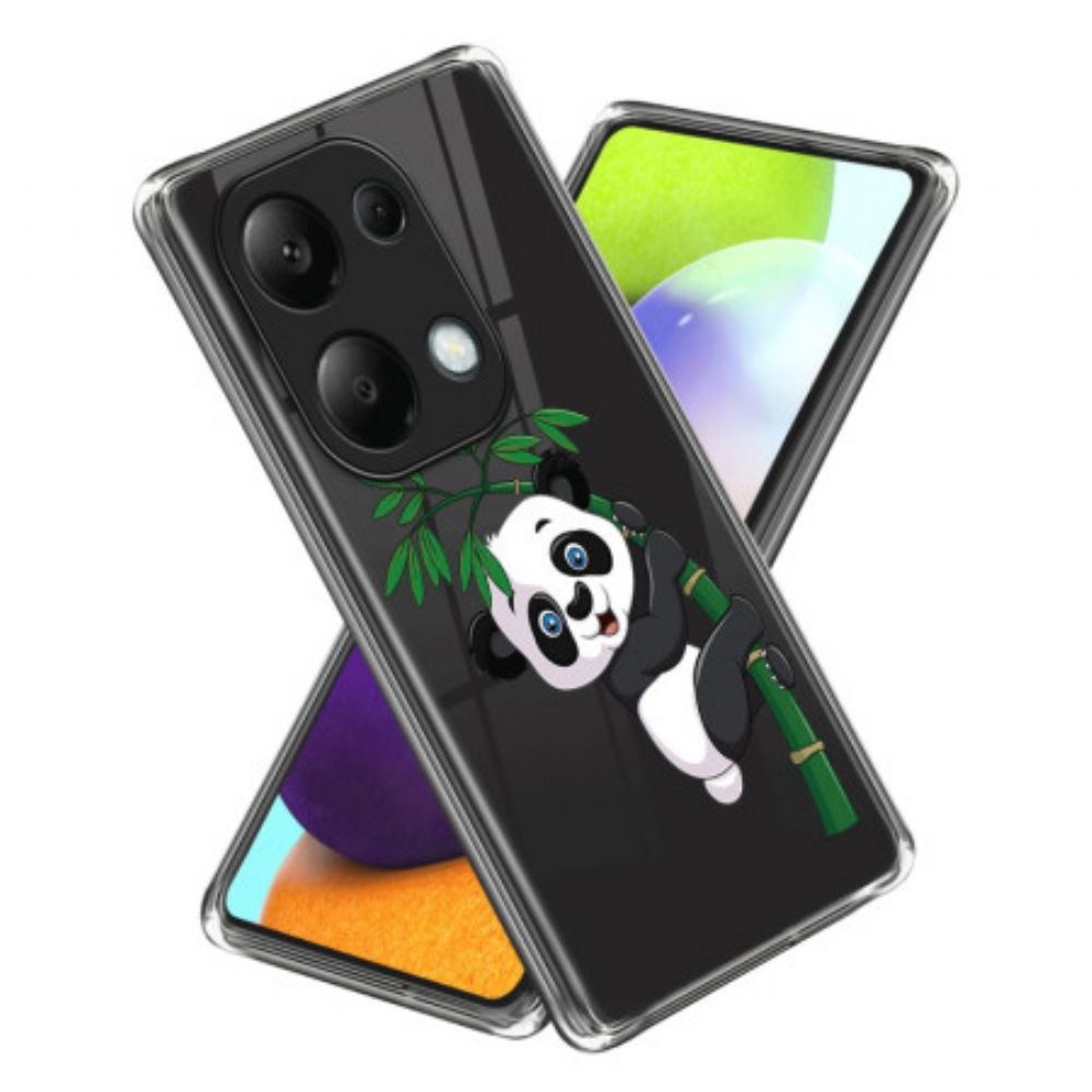 Case Hoesje Xiaomi Redmi Note 13 Pro 4g Telefoonhoesje Panda En Bamboe