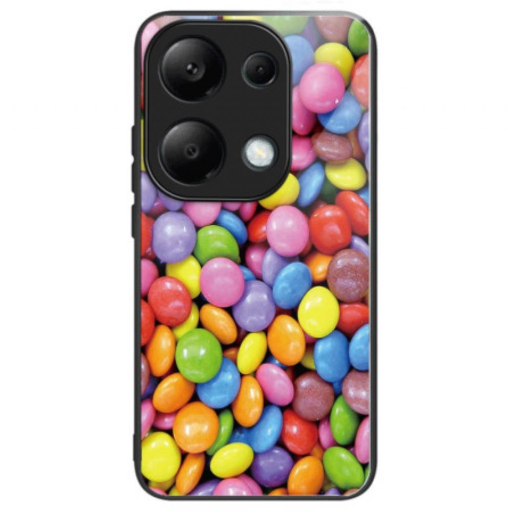 Case Hoesje Xiaomi Redmi Note 13 Pro 4g Telefoonhoesje Snoep Van Gehard Glas