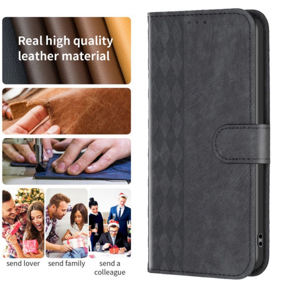 Flip Case Leren Xiaomi Redmi Note 13 Pro 4g Diamantfries