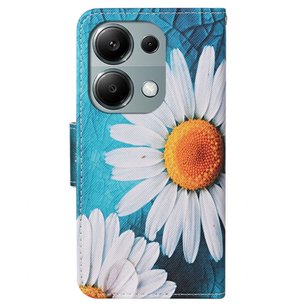 Folio-hoesje Xiaomi Redmi Note 13 Pro 4g Grote Bandchrysanten