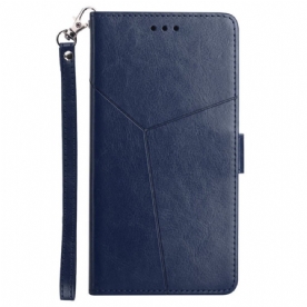 Folio-hoesje Xiaomi Redmi Note 13 Pro 4g Telefoonhoesje Y-riemontwerp