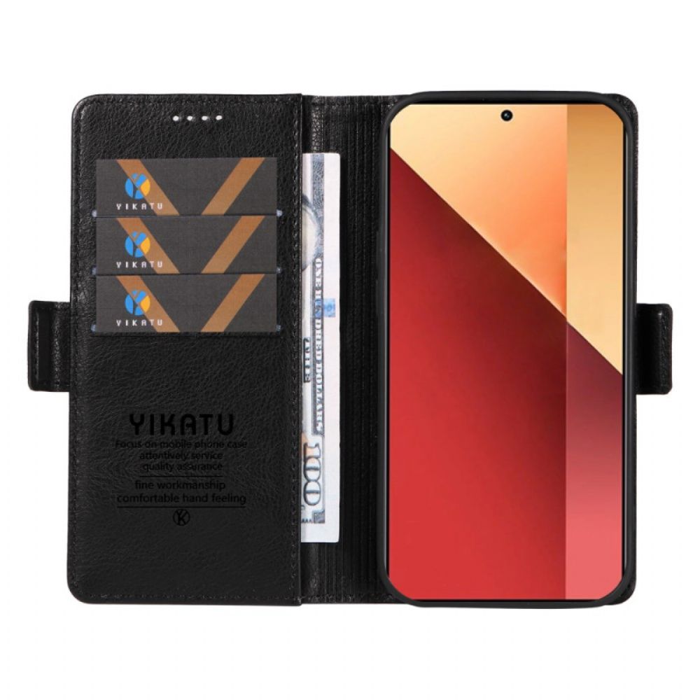 Folio-hoesje Xiaomi Redmi Note 13 Pro 4g Telefoonhoesje Yikatu