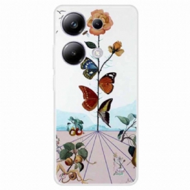 Hoesje Voor Xiaomi Redmi Note 13 Pro 4g Vlinderbloemen