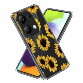 Hoesje Voor Xiaomi Redmi Note 13 Pro 4g Zonnebloempatroon